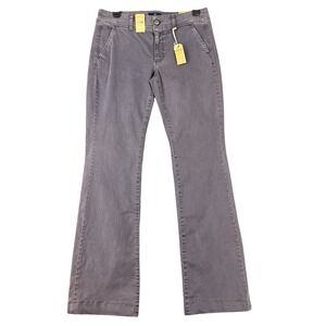 American Eagle Kick Boot Pants Women 8 Long Mid Rise Stretch Casual Slim Fit